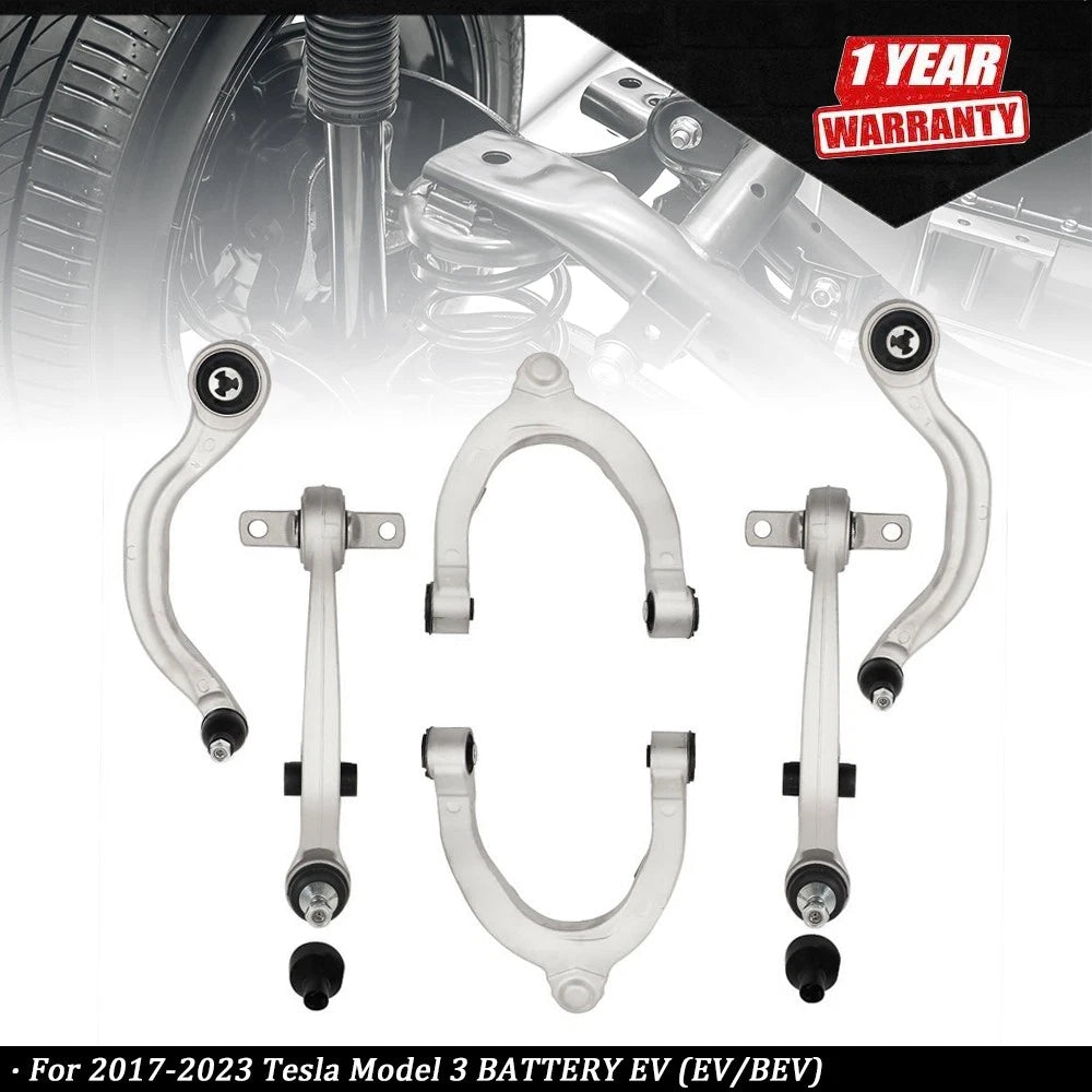 6X Front Control Arm Kit for Tesla Model 3 (2017–2023)