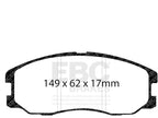 Front Brake Pad Set for Suzuki XL7 (2007–2009) BV972TB
