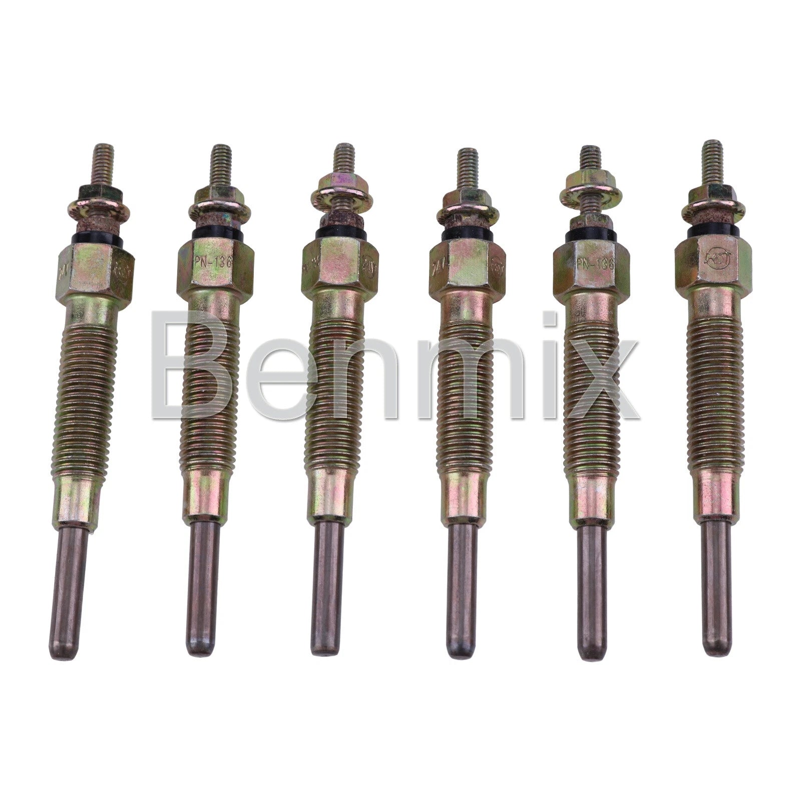 6X Glow Plugs 11065-10T01 for Nissan Patrol GR Y60 (1987–1997) TD42