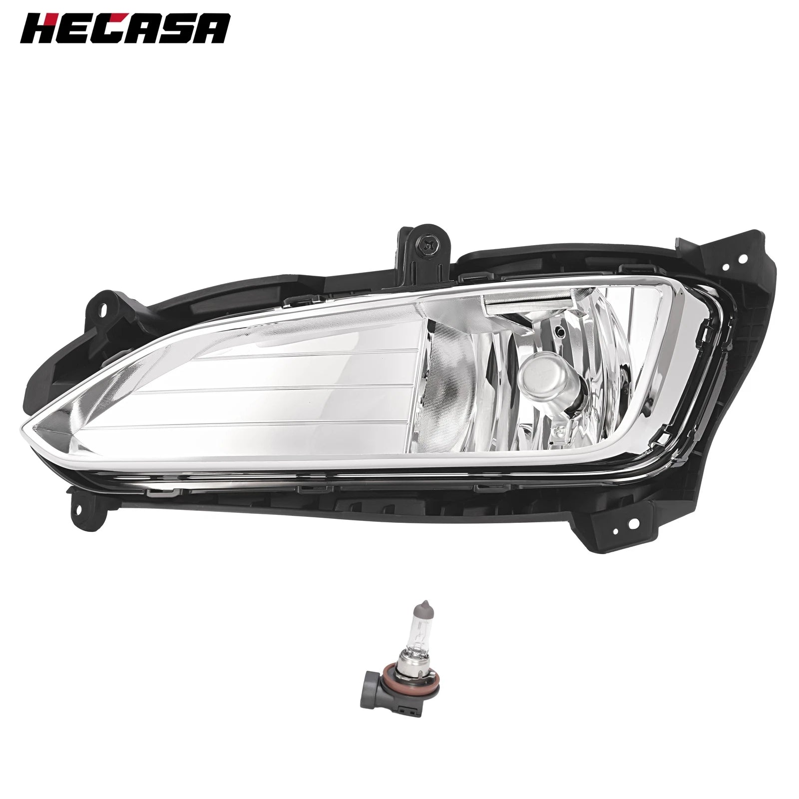 Chrome Front Fog Light Left Driver Side for Hyundai Santa Fe Sport (2013–2016)