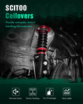 Coilover Suspension Shock Strut for Acura Integra (1994–2001) & Honda Civic (1993–2000)