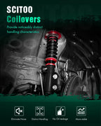 Coilover Suspension Shock Strut for Acura Integra (1994–2001) & Honda Civic (1993–2000)