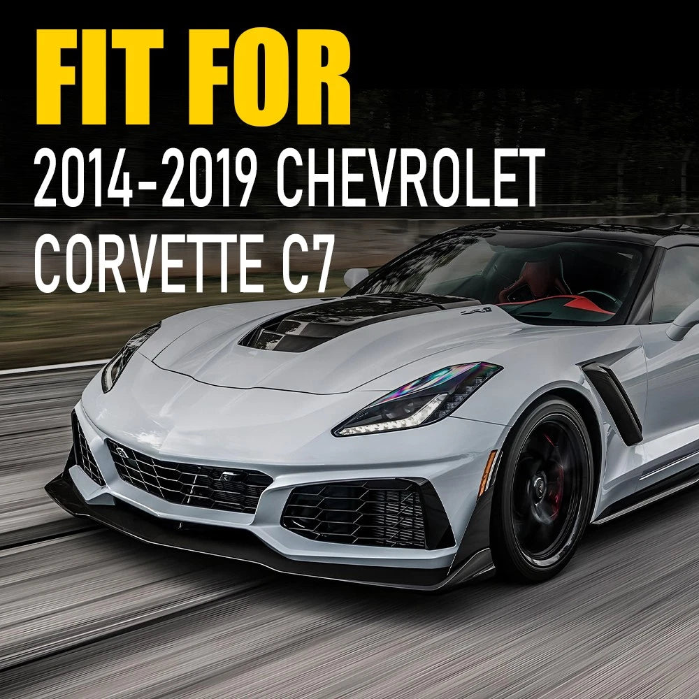 Smoked Red LED Rear Bumper Lights for Chevrolet Corvette C7 (2014-2019)