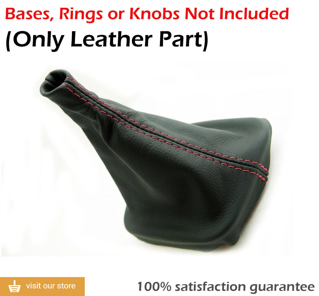 Manual Boot Leather Synthetic for BMW E30 318i 325 M3 (1982–1994) Red Stitch