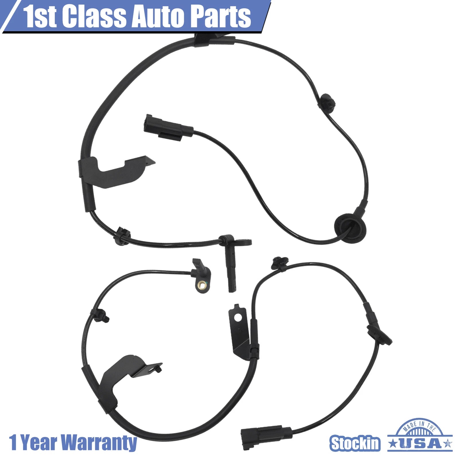 2X ABS Wheel Speed Sensor for Jeep Compass Patriot (2007–2017)