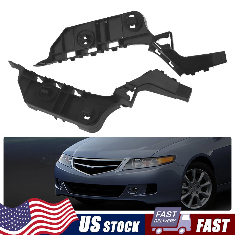 Pair Front Bumper Fender Support Bracket for Acura TSX (2004–2008)