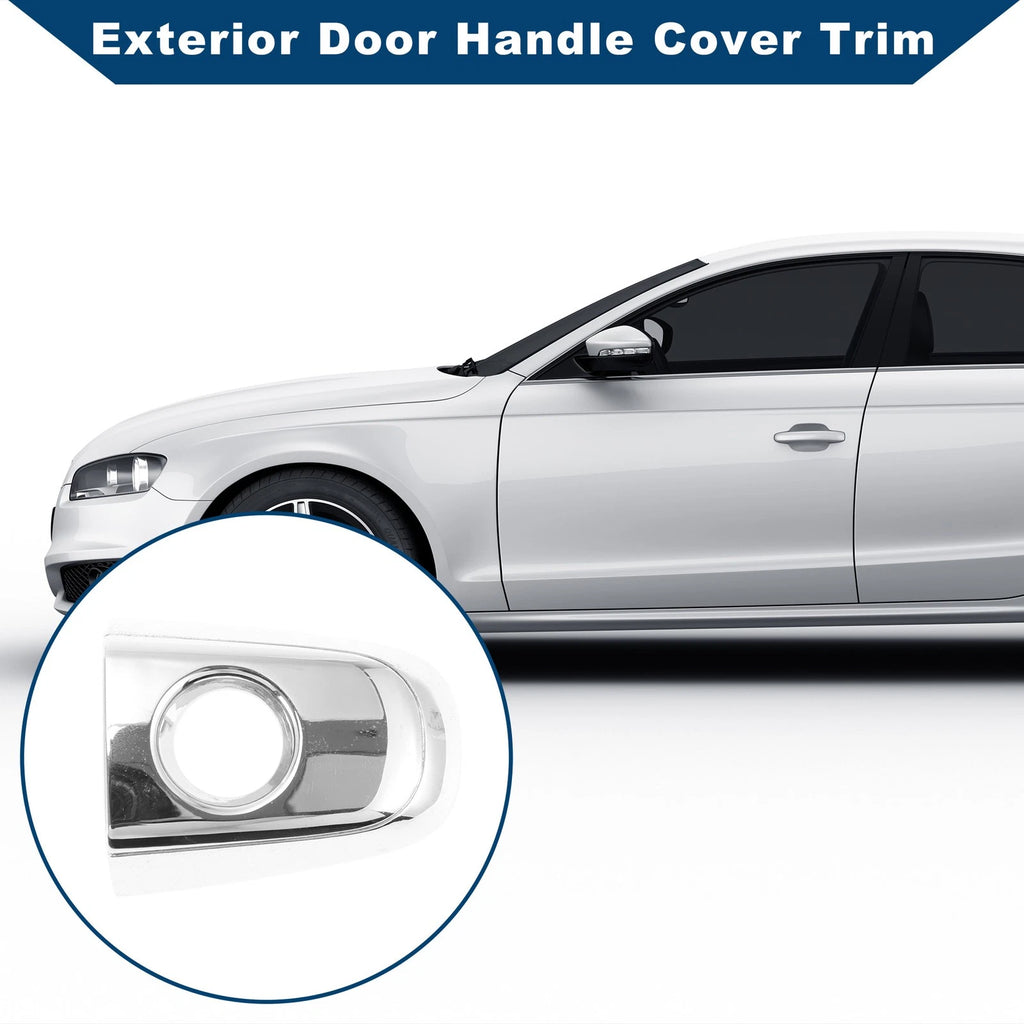 Exterior Door Handle Cover Trim for Toyota Camry (2006–2009) Silver ABS