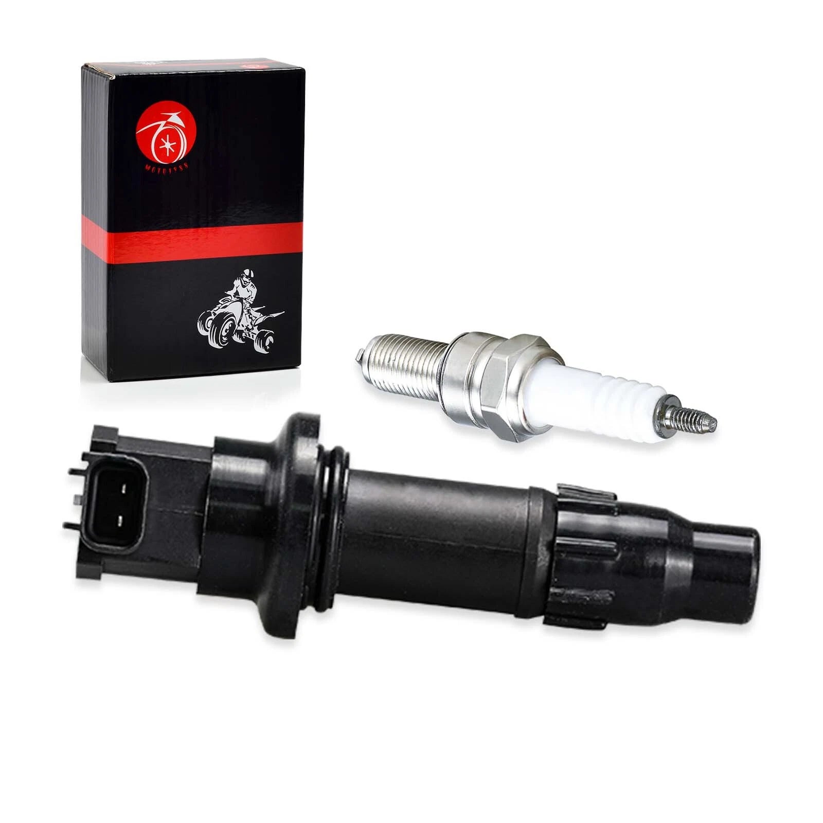 Ignition Coil & Spark Plug for Yamaha YZ450F (2003–2009) WR450F (2003–2011) YFZ450 (2004–2013)