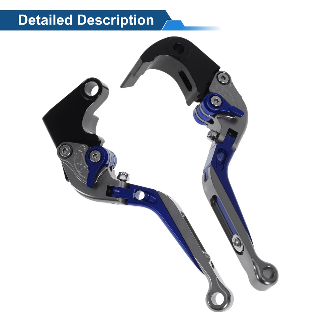 Adjustable Brake Clutch Lever for Honda CBR600RR (2007–2016) Titanium Blue