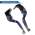 Adjustable Brake Clutch Lever for Honda CBR600RR (2007–2016) Titanium Blue