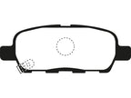 Rear Brake Pad Set for Suzuki Grand Vitara (2009–2013) ZX842KG