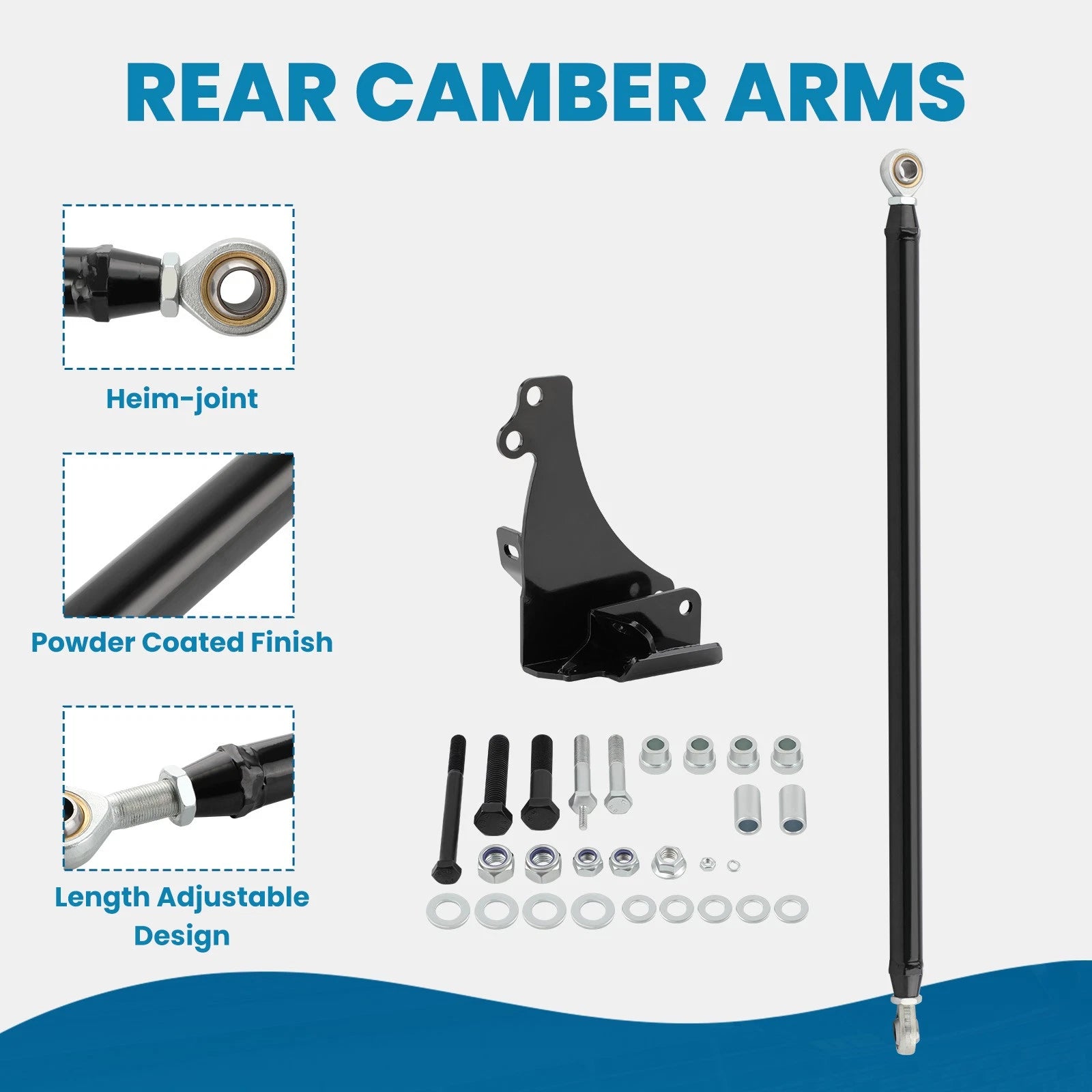 Adjustable Track Bar for Dodge Ram 2500 3500 (1994–2002) 4.5-8" Lift