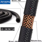 3/8" Nitrile Rubber EFI Fuel Injection Line Hose Flexible Gas Line