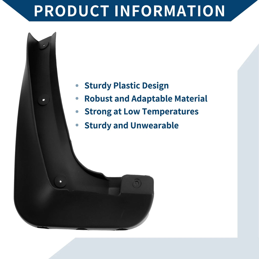 Set of 4 Mud Flaps Splash Guards for BMW X3 (2006–2011)