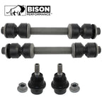 4pc Front Sway Bar Lower Ball Joint Kit for GMC Envoy, Chevrolet Trailblazer (2002–2009)