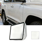 Chrome Door Mirror Heads Pair for Toyota Land Cruiser 70 75 78 Hilux