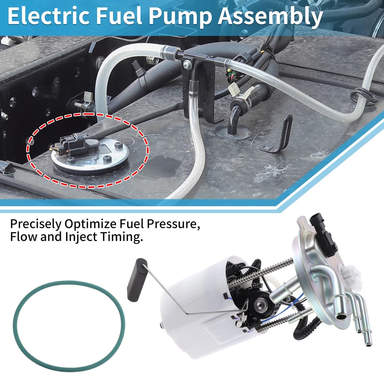 Electric Fuel Pump Assembly No.E3581M/88983253 for Chevy Tahoe GMC Yukon (2000–2006)