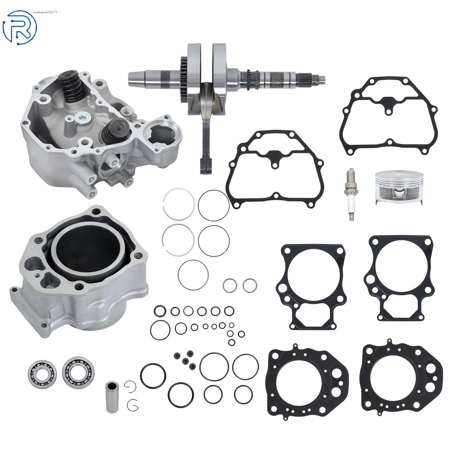 Engine Cylinder Head Crankshaft Rebuild Kit for Honda TRX420 (2009-2024)