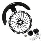 21" Front Fender Wheel Rim & Single Disc Hub for Harley Touring (2008–2025)