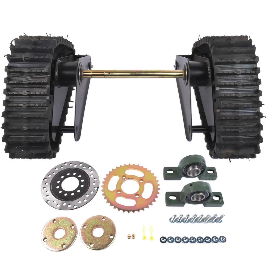 Rear Axle Track Assembly Set for Mountain Motorcycle (Snowmobile Beach)