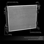 Aluminum Core Racing Cooling Radiator for Nissan Rogue Sport (2017–2022) DPI 13787