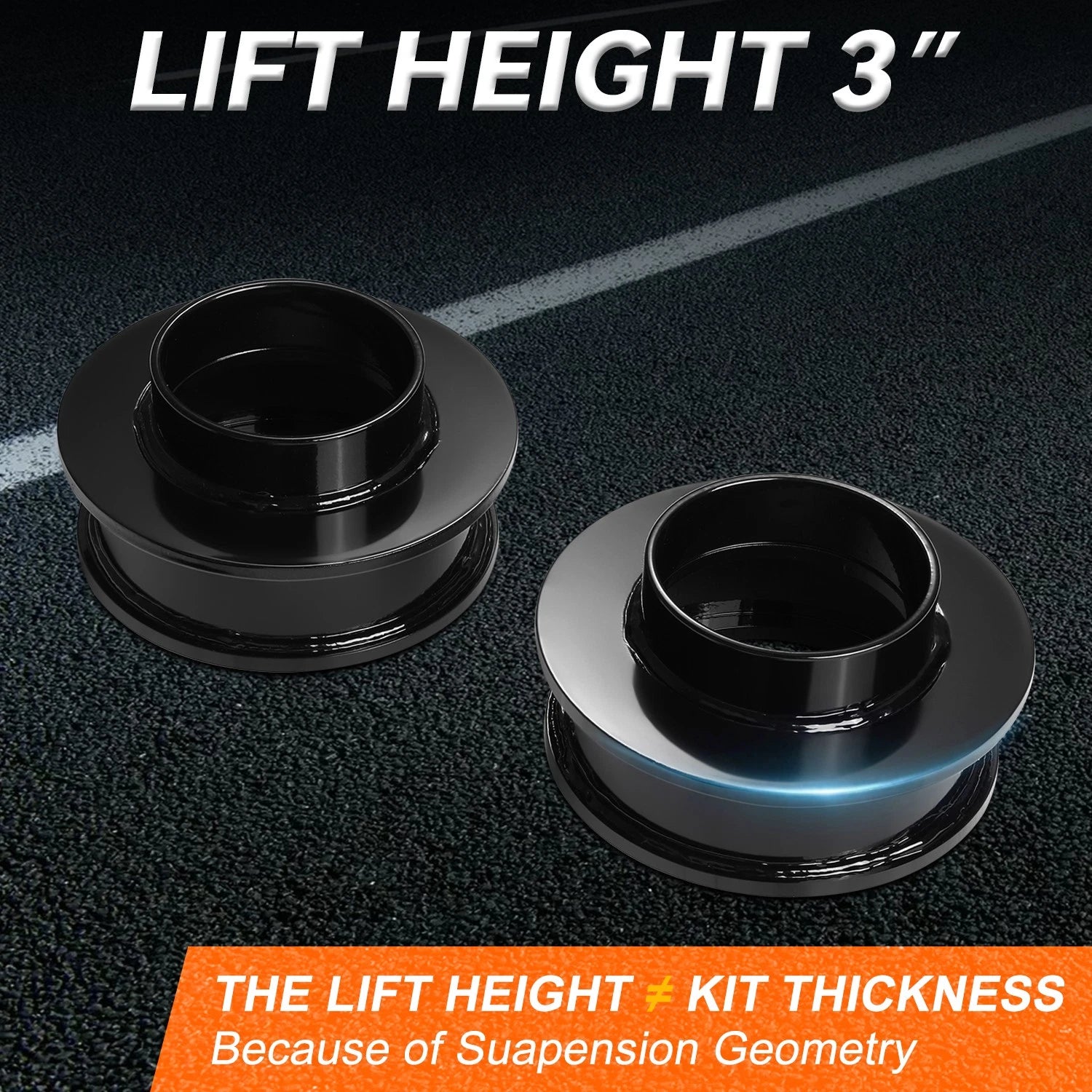 Set of 2 Front Spring Mount Lift Kit Spacers for Ford F-150 Expedition (1997–2003)