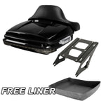 Chopped Trunk Pad Tail Light Mount Rack for Harley Electra Street Glide (2014–2023)