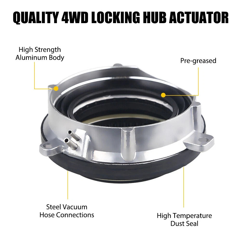 Set of 2 Lock Hub Axle Actuators for Ford F150, Expedition (2004–2015)
