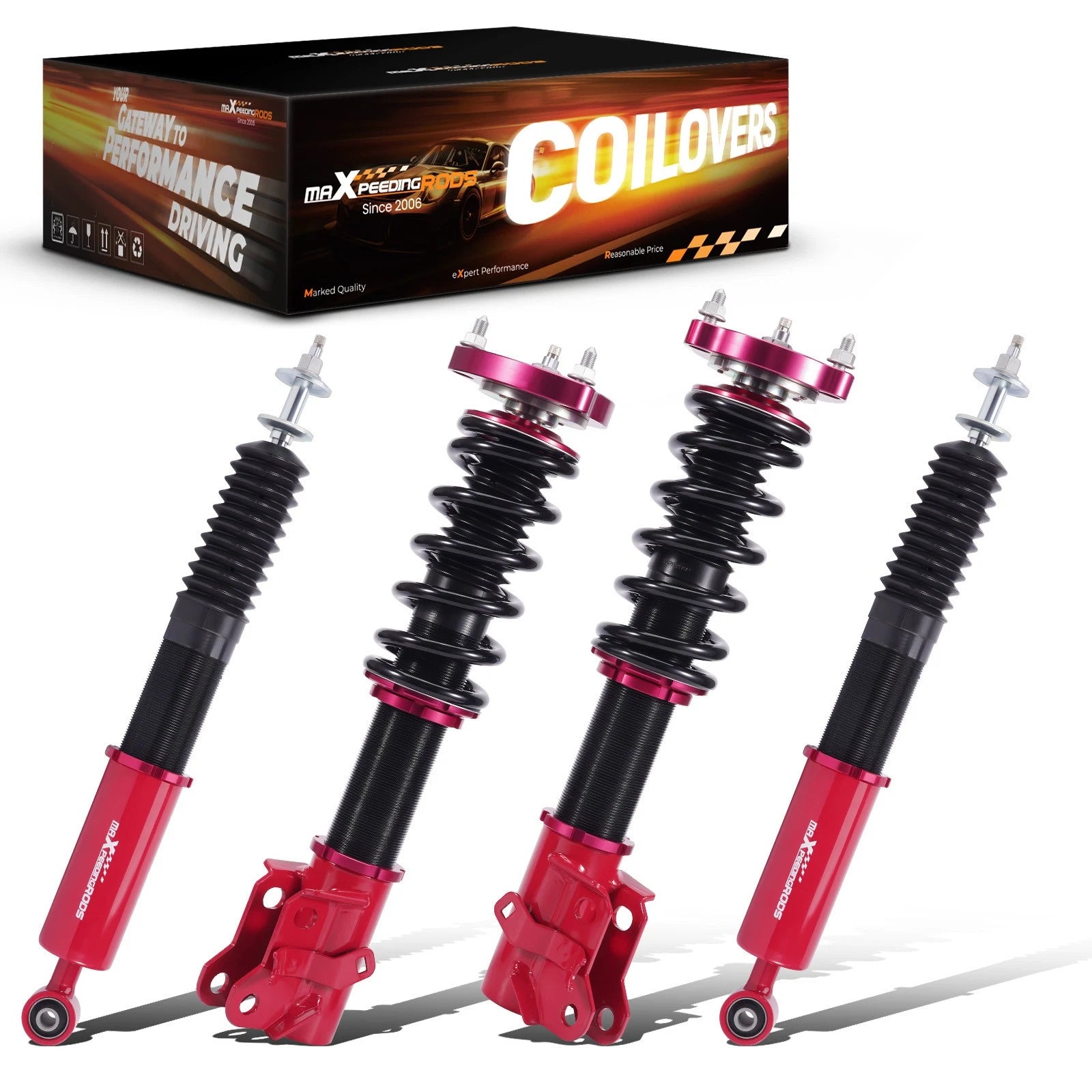 2X Coilover Shocks for Honda Civic & Si Sedan/Coupe (2006-2011)