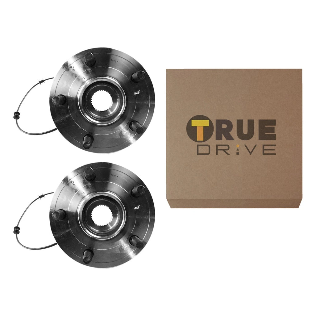 Wheel Hubs for Dodge Durango (2004–2005) Front Left & Right with Bearing & Sensor