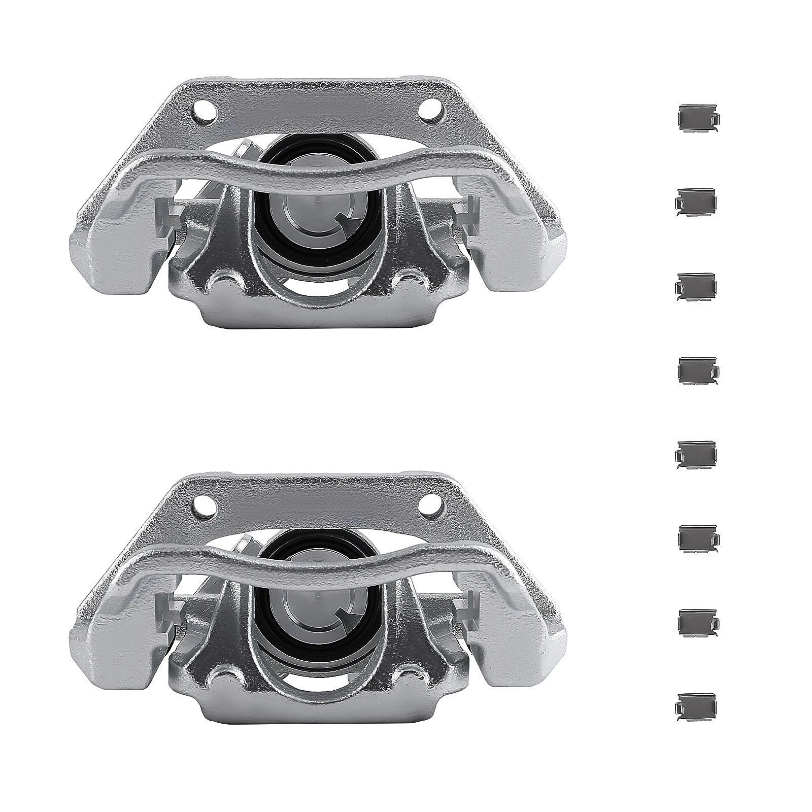 Rear Brake Calipers w/ Brackets for Ford Edge (2011–2014) All Trims