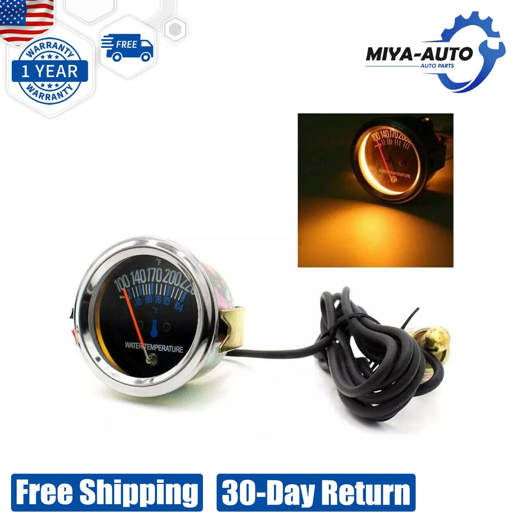 2" Water Temperature Gauge for Universal Vehicles (40-130 & 100-265)