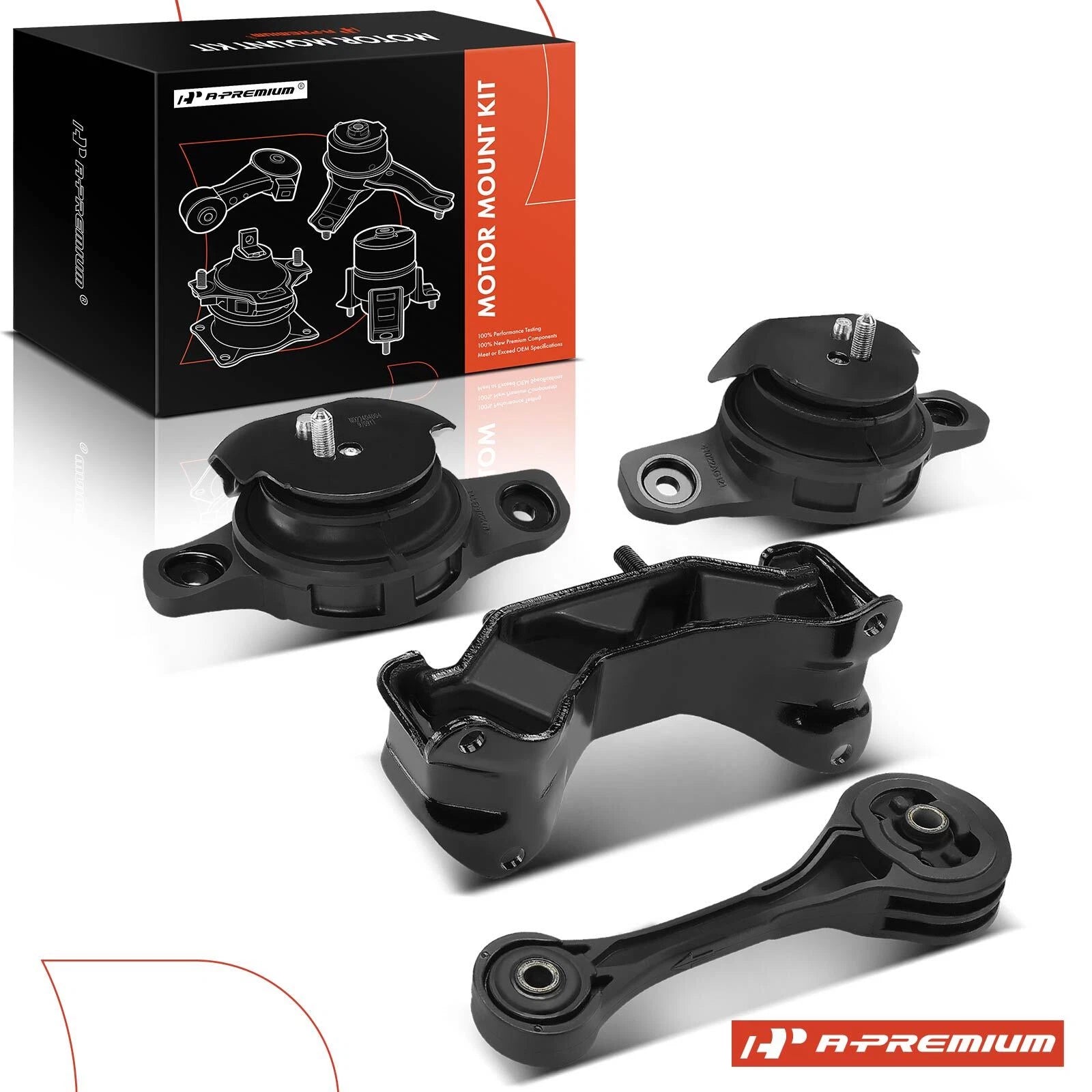 Set of 4 Engine Motor & Torque Strut & Manual Trans Mount for Subaru Outback 