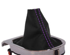 Manual Shift Boot Leather for Ford Mustang (2015–2020) Purple Stitch