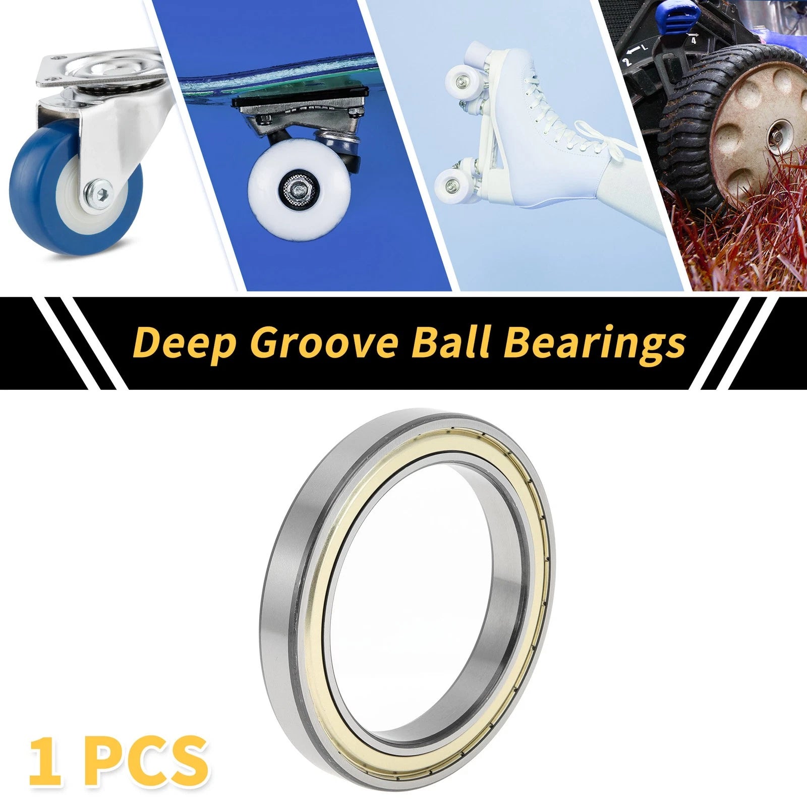 Deep Groove Ball Bearing P5 for Scooter Skateboard Wheel (6919ZZ)