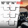 10-14" Meathook Ape Hanger Handlebar for Harley Touring Street Glide Electra (2010–2014)