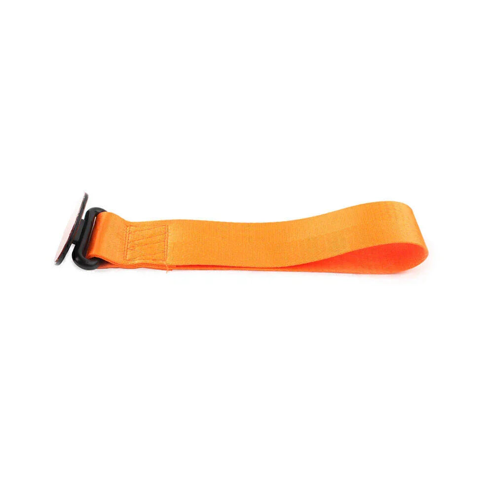 Orange Tow Towing Strap Belt Rope for Universal Car Rear/Front Bumper