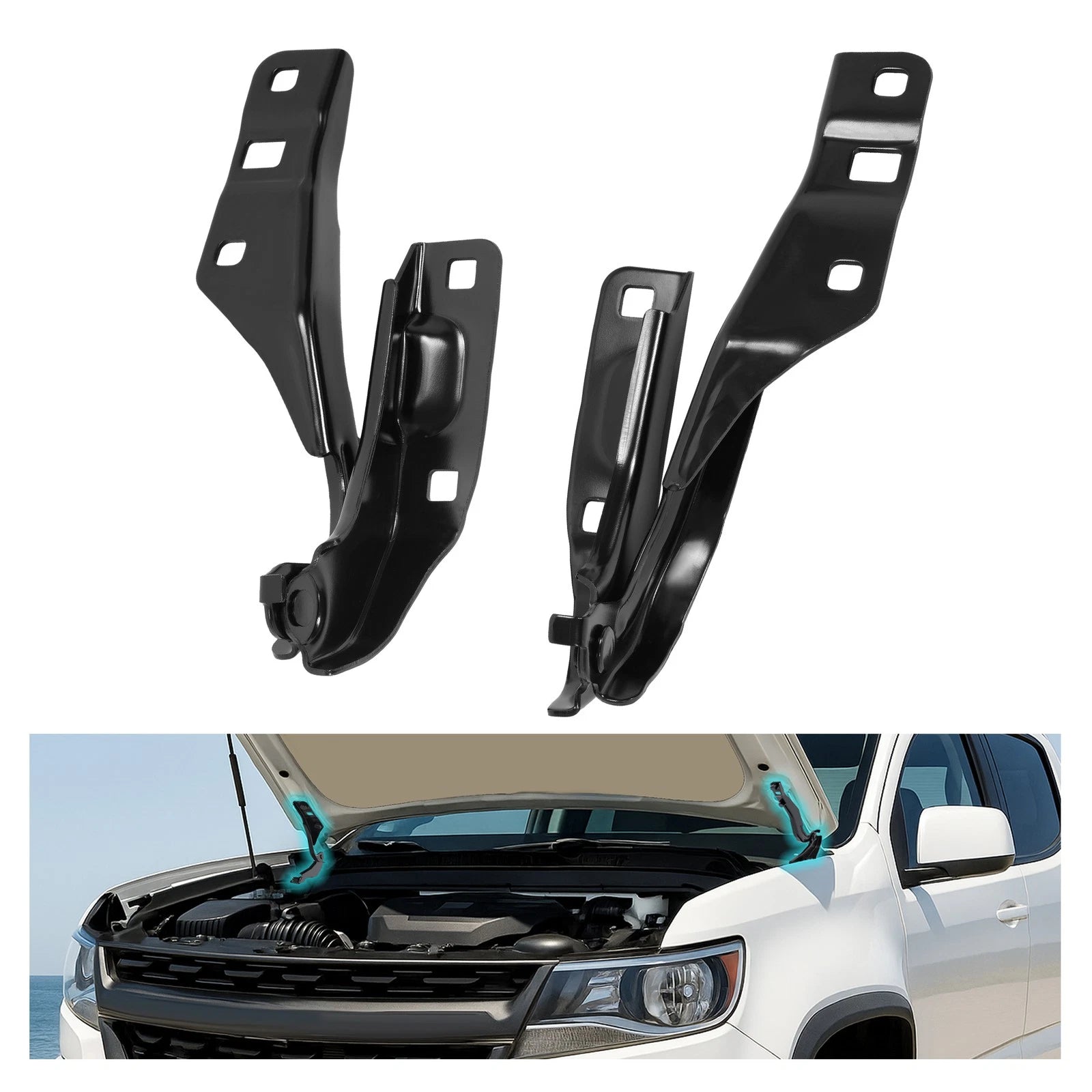 Hood Hinges Pair for Chevy Colorado GMC Canyon (2015–2022)