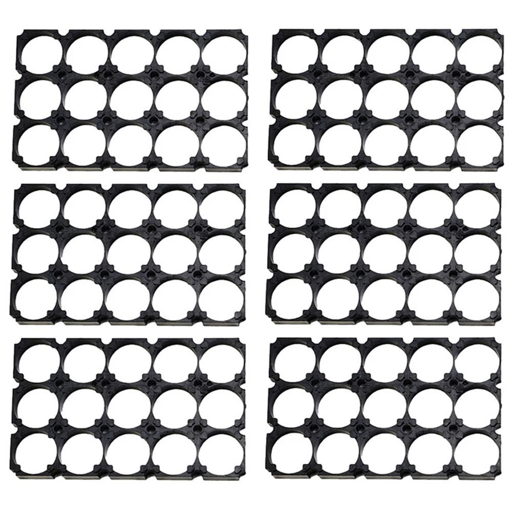 Set of 6 Battery Holders for 21700 Batteries