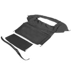 Black Soft Top with Plastic Window for Ford Mustang Convertible (1983–1990, 1993)