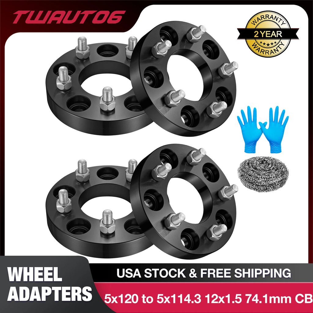 4PCS 1" Wheel Adapters for Buick Riviera Cadillac (2000–2005)