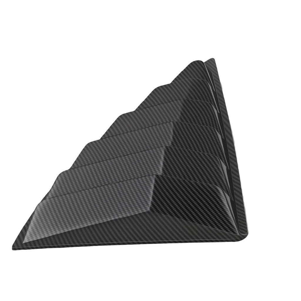 Rear Side Window Louvers for Chevy Camaro (2010–2015) Carbon Fiber ABS