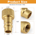 Metering Low-Side R-134a Tank Adapter for Robinair 19590 (R-134a)