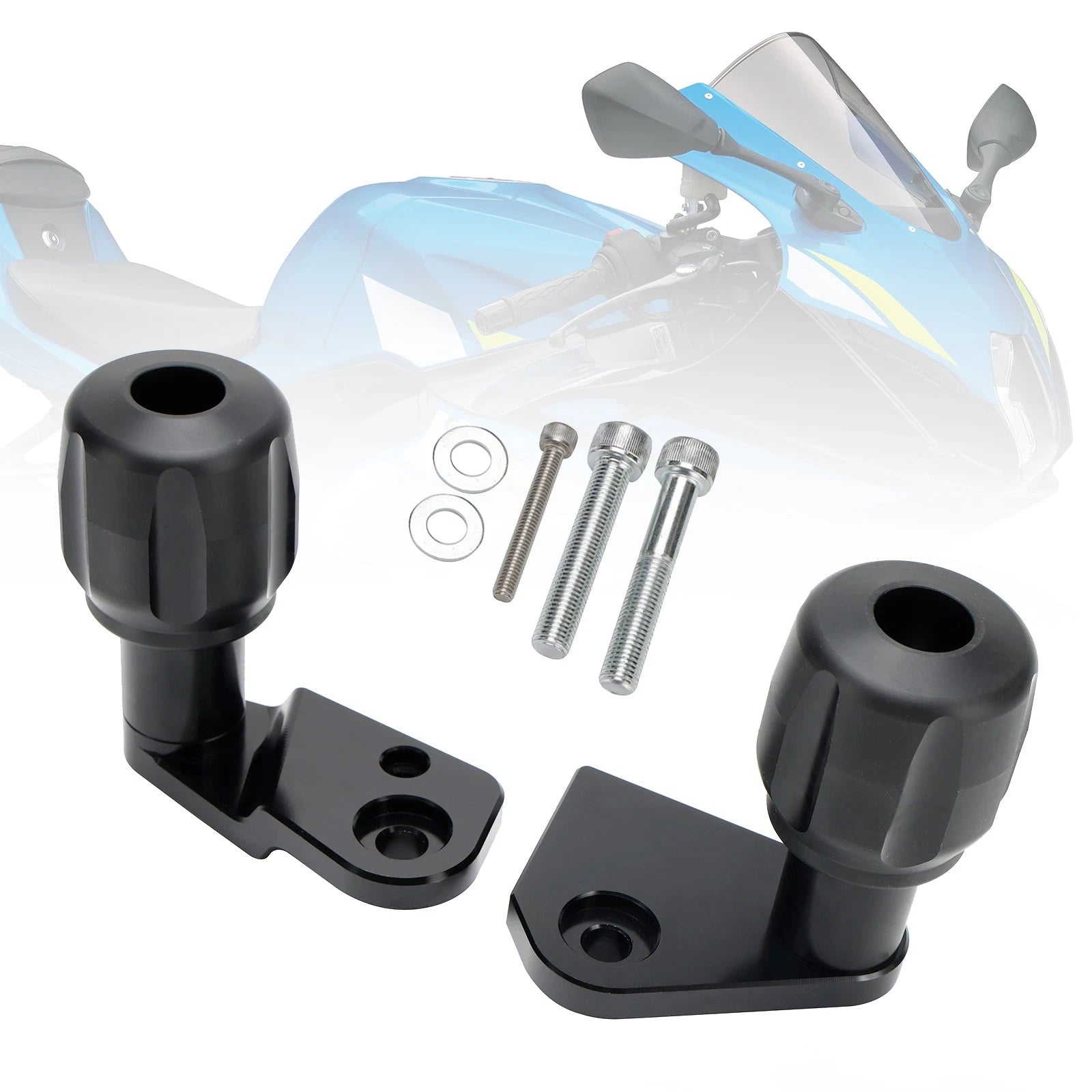 Aluminum Frame Crash Sliders for Suzuki GSX-R 1000R (2017–2021)
