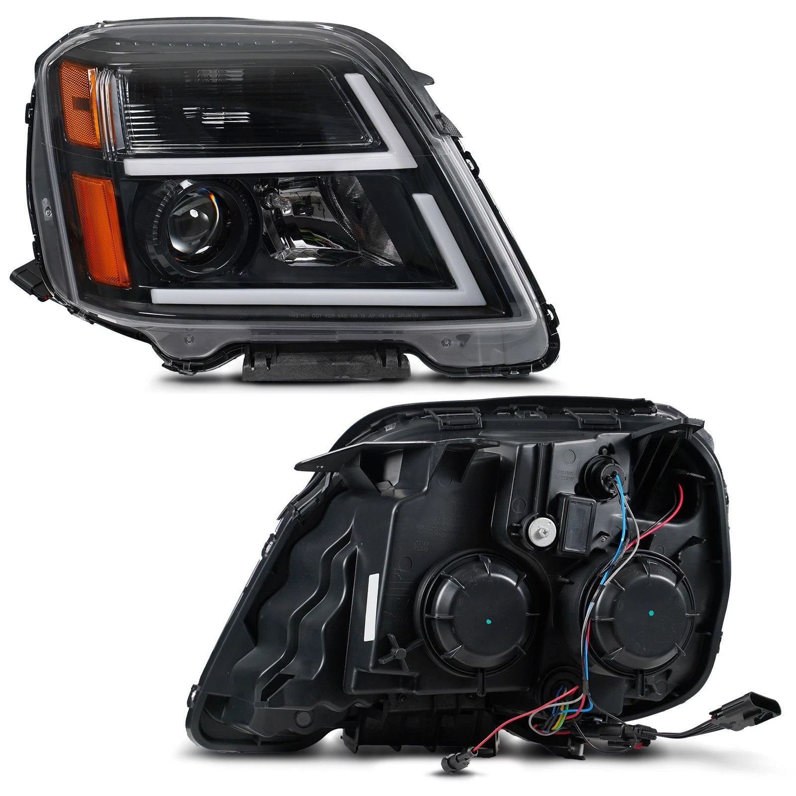 Full LED Headlights Conversion for GMC Terrain (2010–2017) W/ Harness