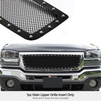 Upper Black Mesh Grille Insert for GMC Sierra 1500 (2003-2006)