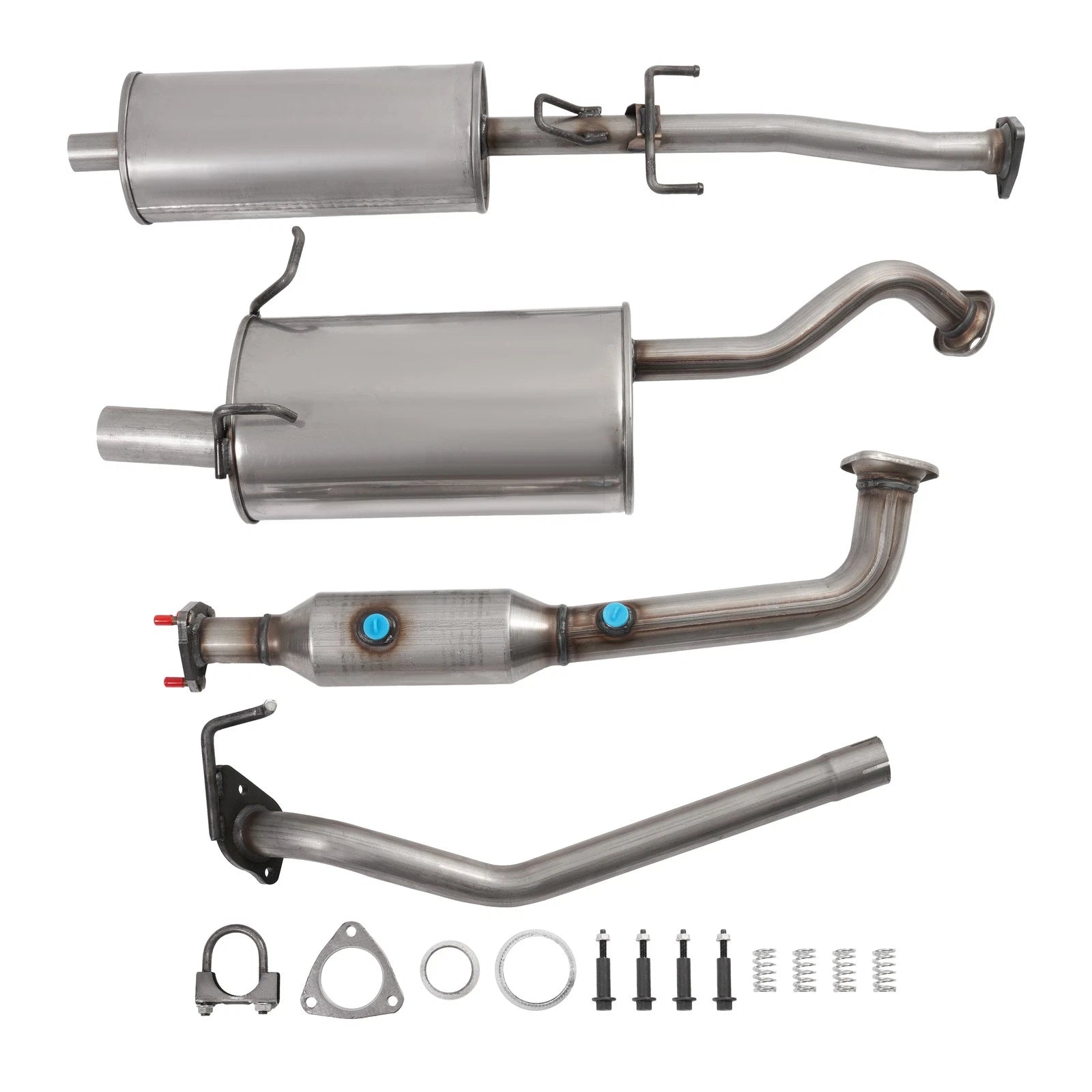 Exhaust System Kit for Honda CR-V 2.4L (2007–2009) - Catalytic Muffler Assembly