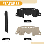 Dashboard Cover for Hyundai Elantra (2012–2017) Black Anti-Slip