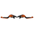Orange Extendable Brake Clutch Levers for Honda CBR600RR CBR954RR (03-06)