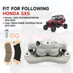 Front Left Brake Caliper with Pads for Honda Pioneer 1000 (2016–2023)